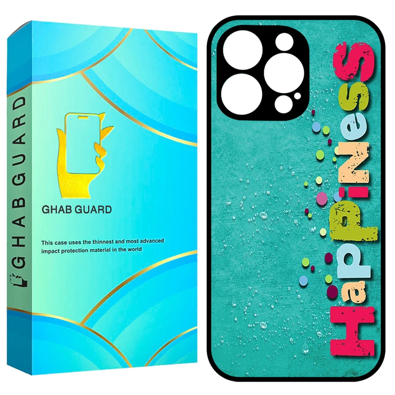 کاور قاب گارد طرح خوشحالی مدل GCHP16P مناسب برای گوشی موبایل اپل iPhone 16 Pro