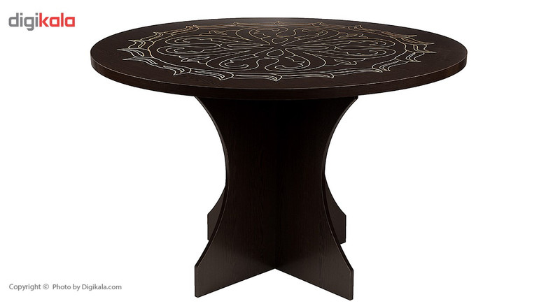 میز ناهار خوری صنایع چوب قائم کد K304 سایز 120 × 120