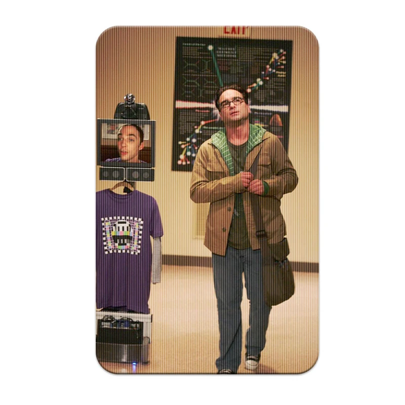 استیکر کارت پرمانه طرح big bang theory کد pm3d.629