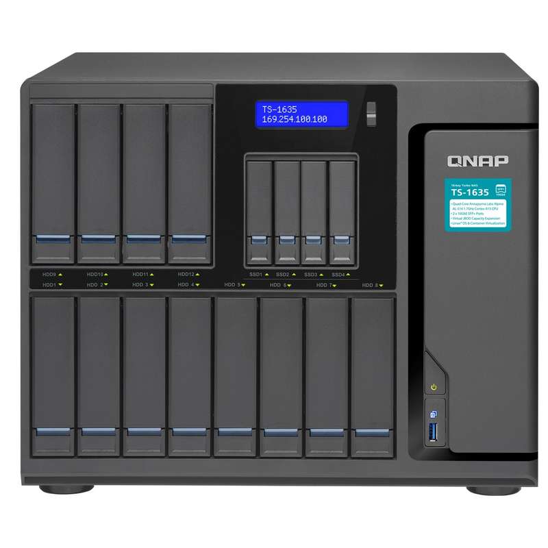 ذخیره ساز تحت شبکه کیونپ مدل TS-1635-4G ذخیره ساز تحت شبکه کیونپ مدل TS-1635-4G