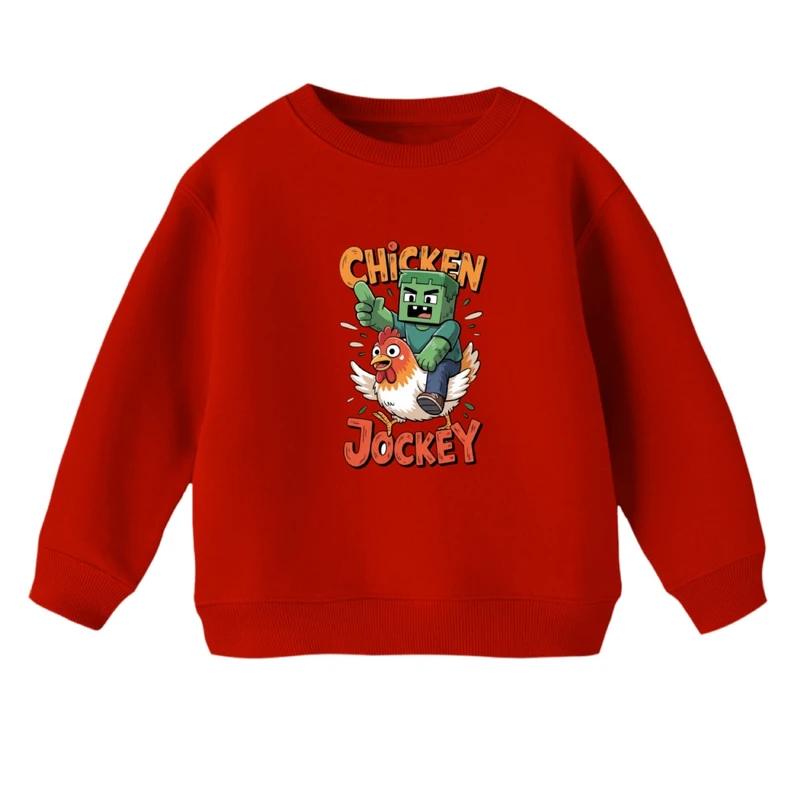 سویشرت بچگانه مدل ماینکرفت مرغ سوار 