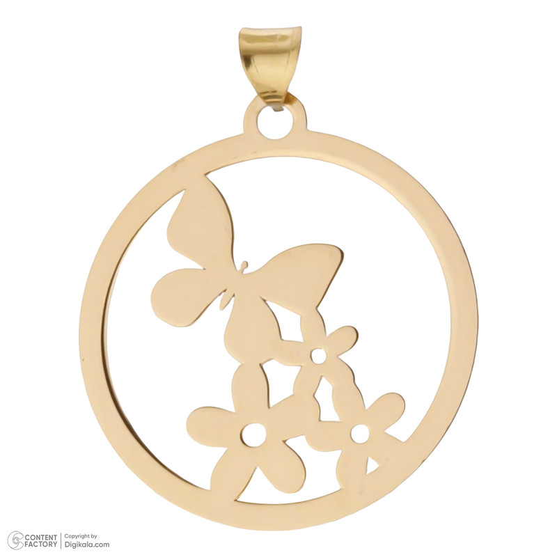 آویز گردنبند طلا 18 عیار دخترانه طلای مستجابی مدل 50103