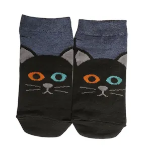 جوراب مدل بدون ساق طرح پیشی کد 1