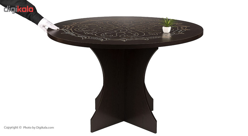 میز ناهار خوری صنایع چوب قائم کد K304 سایز 120 × 120