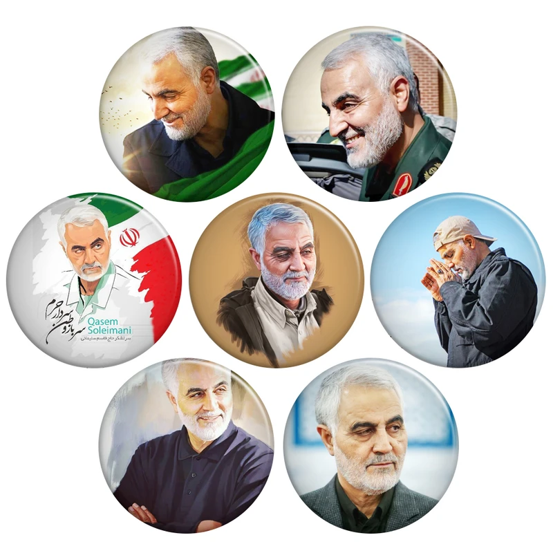 پیکسل گالری باجو طرح سردار سپهبد شهید حاج قاسم سلیمانی کد 123 مجموعه 7 عددی