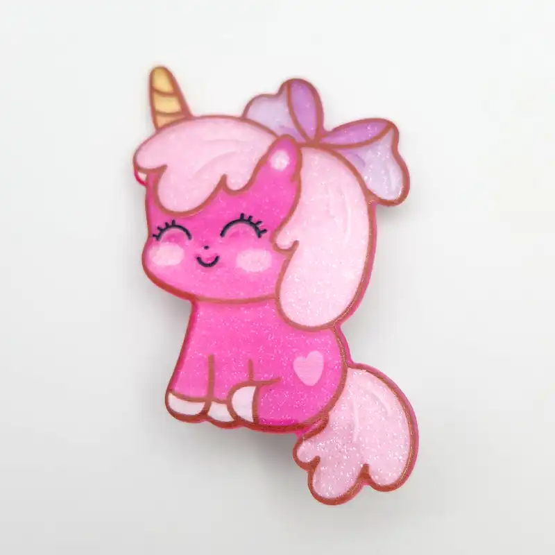 گیره مو دخترانه مدل یونیکورن کد SNG307