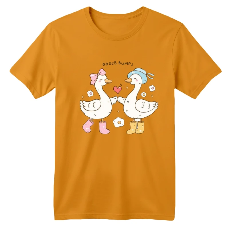 تی شرت آستین کوتاه بچگانه مدل اردک های عاشق