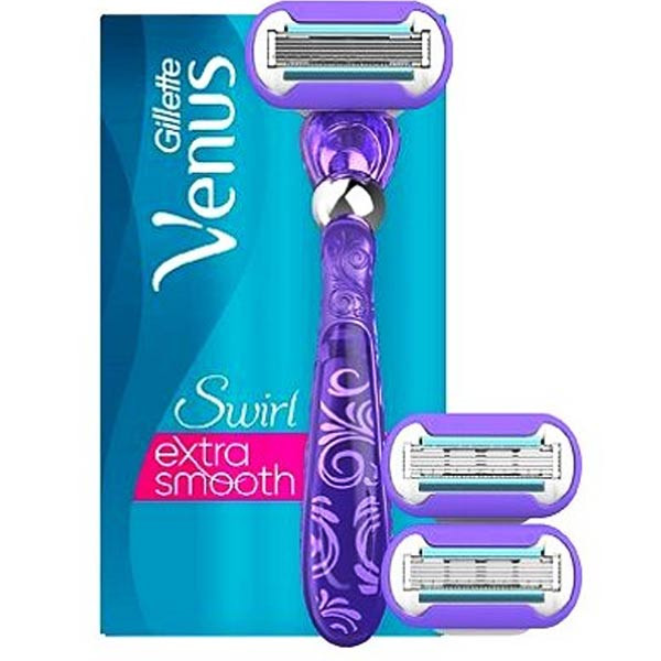 خود تراش ژیلت مدل Extra smooth به همراه تیغ یدک بسته 3 عددی خود تراش ژیلت مدل Extra smooth به همراه تیغ یدک بسته 3 عددی