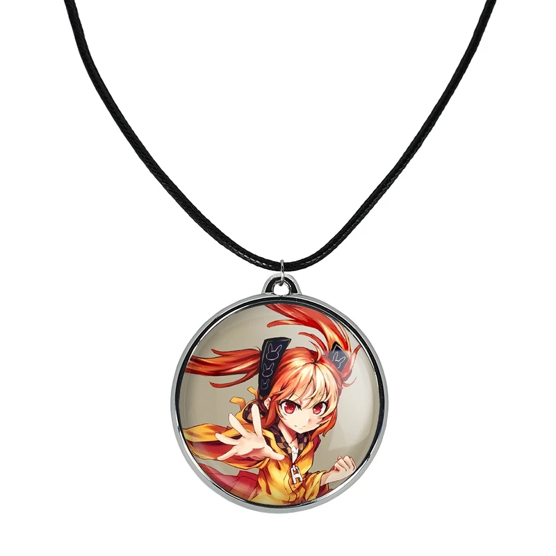 گردنبند خندالو مدل انجو انیمه گلوله سیاه کد 3581135812