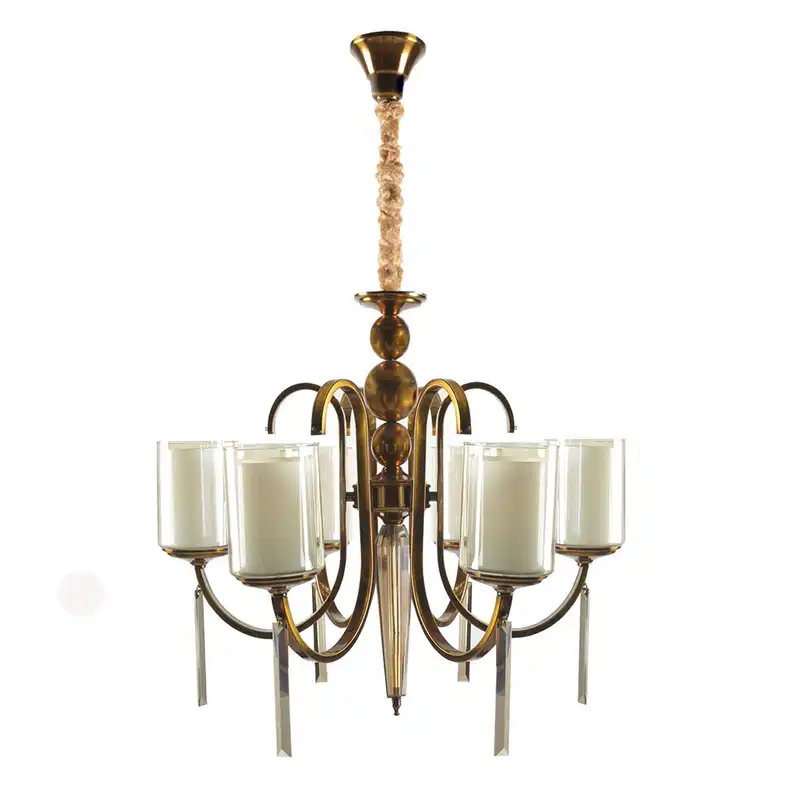 لوستر شش شعله چشمه نور کد N2689/6