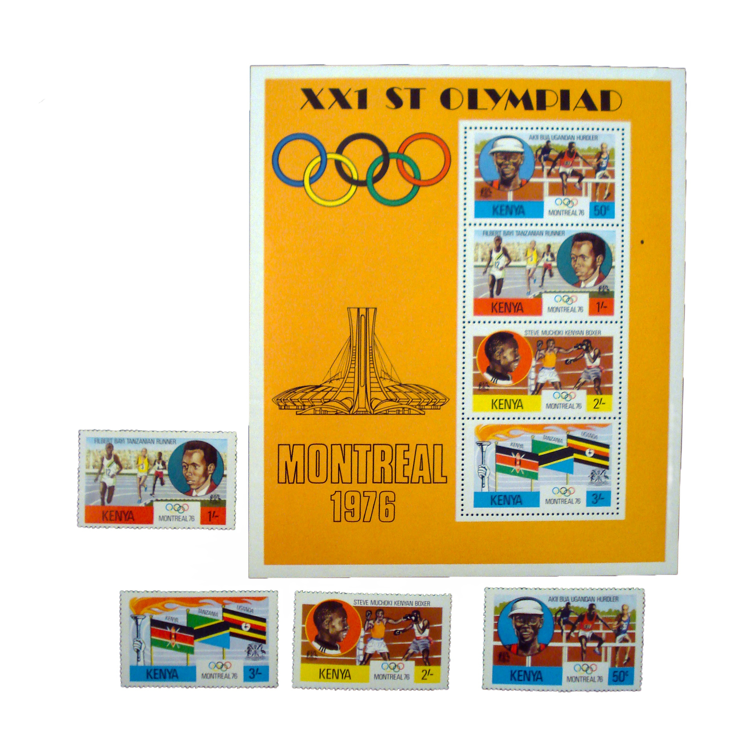 تمبر یادگاری مدل ورزشی کد aa-341 مجموعه 8 عددی