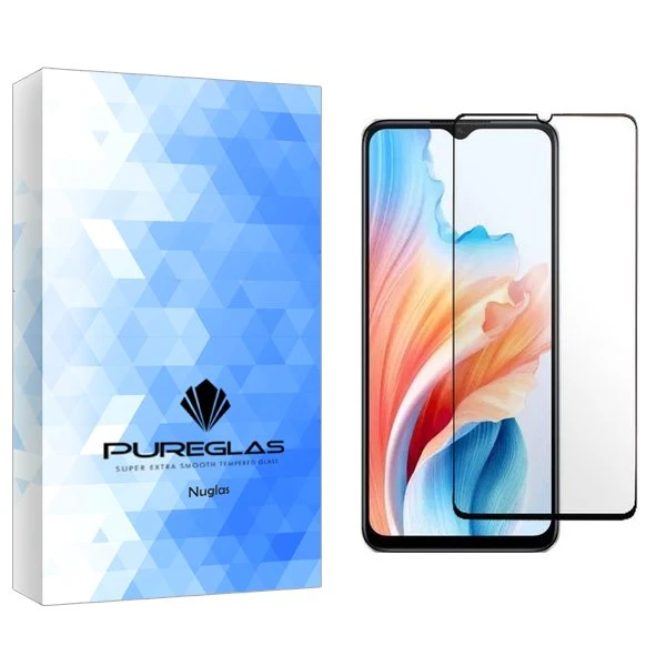 محافظ صفحه نمایش شیشه ای پیور گلس مدل NueGlas مناسب برای گوشی موبایل اوپو A2x