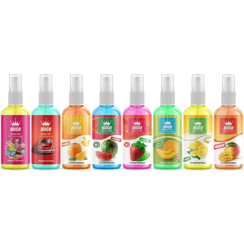اسپری خوشبو کننده خودرو هوگو مدل C.678910111213 حجم 50 میلی لیتر بسته 8 عددی
