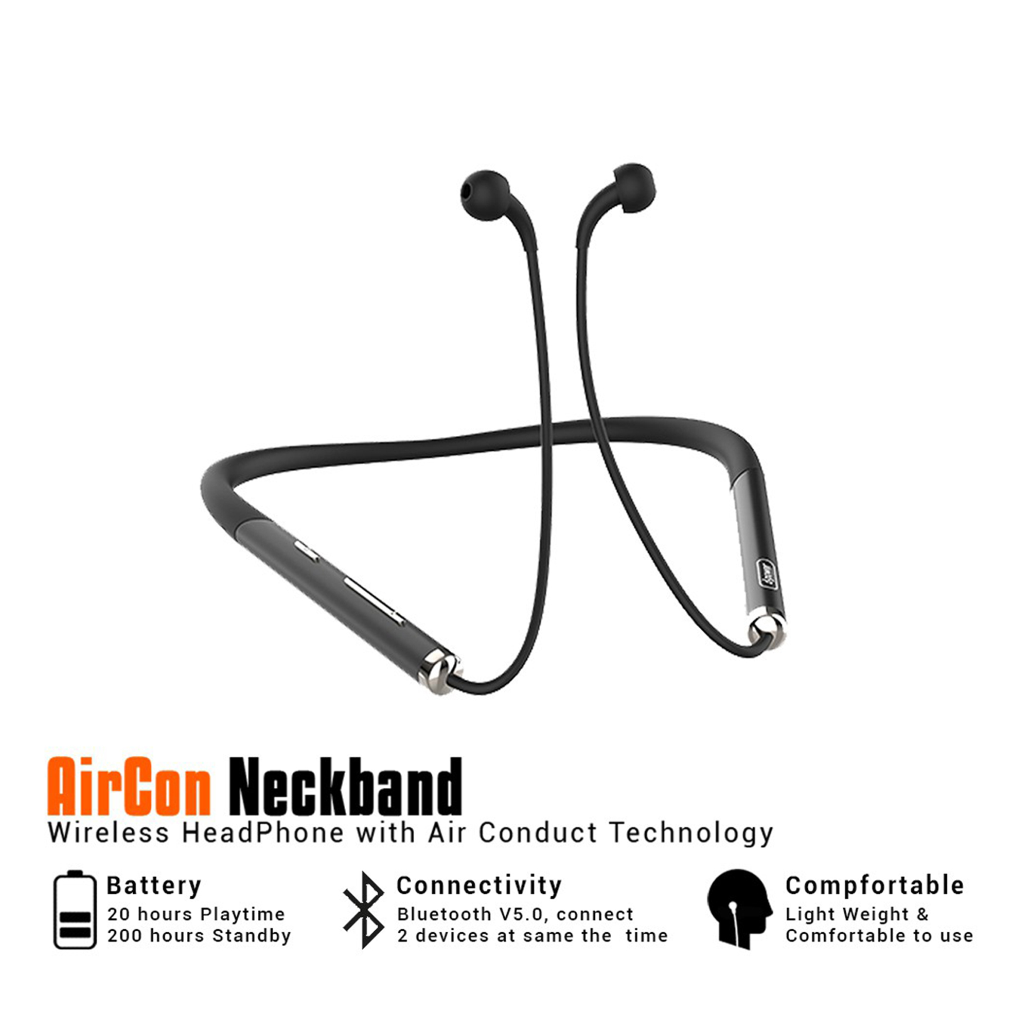 D power aircon online neckband