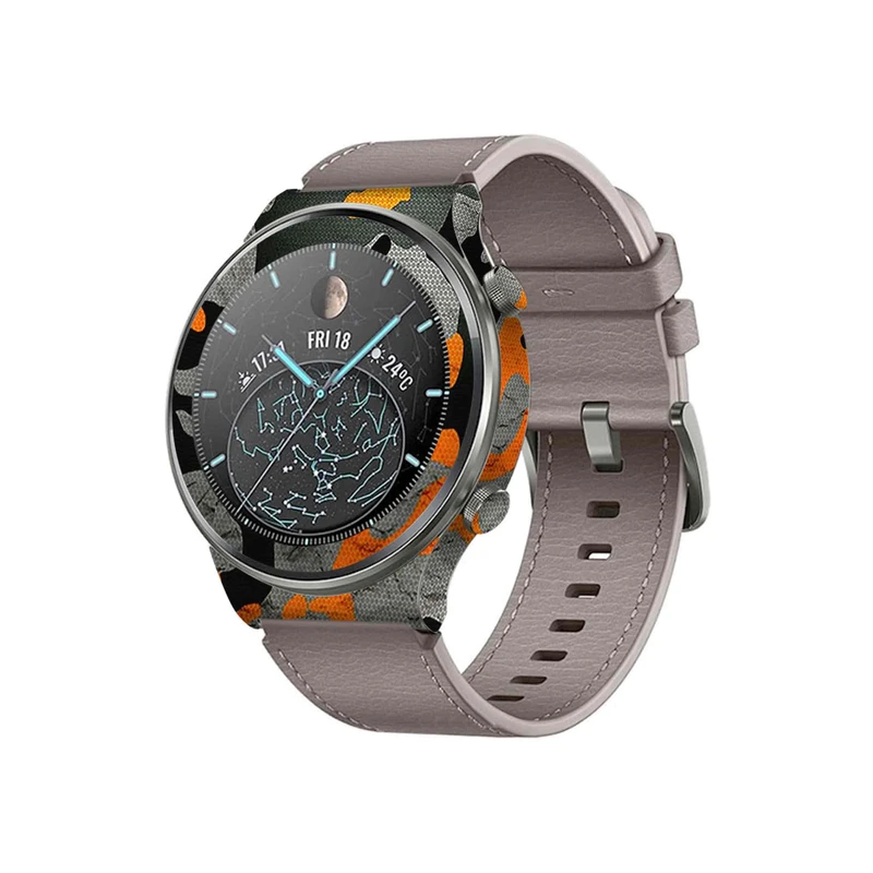  برچسب ماهوت طرح Autumn-Army مناسب برای ساعت هوشمند هوآوی Watch GT 2 Pro
