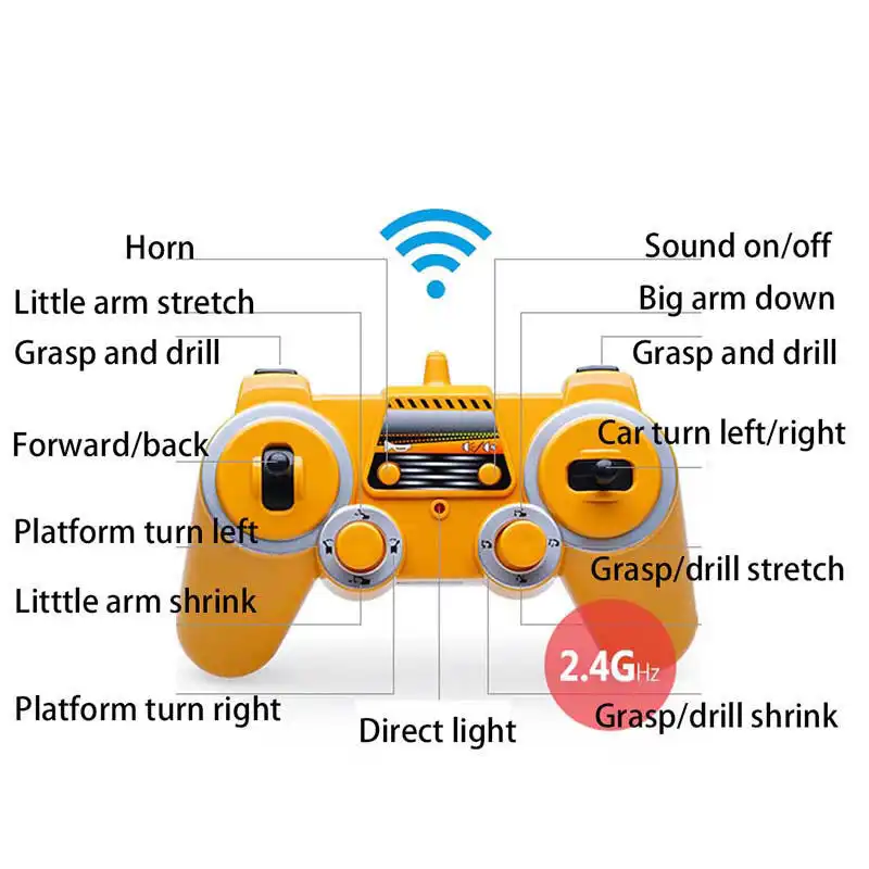 ماشین بازی کنترلی دبل ای مدل بیل مکانیکی volvo کد 588-003