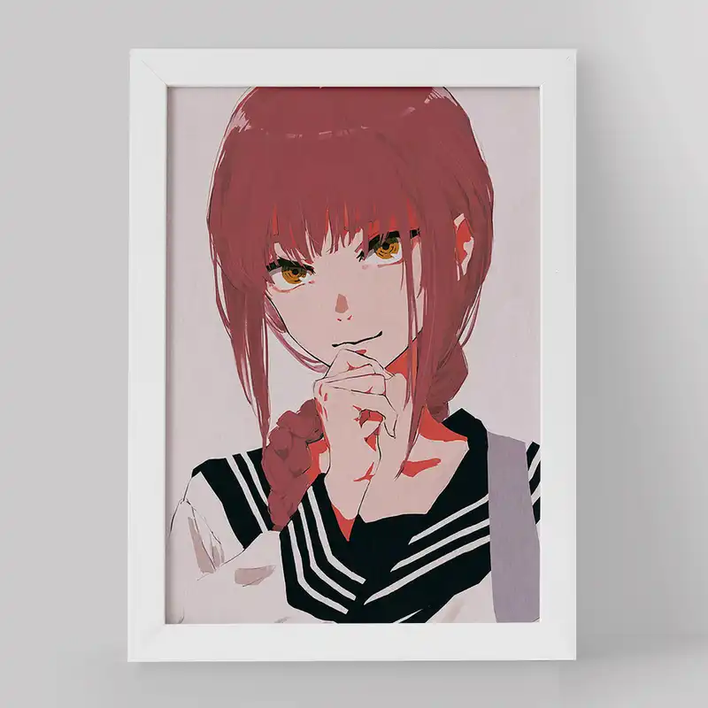 تابلو خندالو مدل ماکیما انیمه مرد اره ای کد 17985