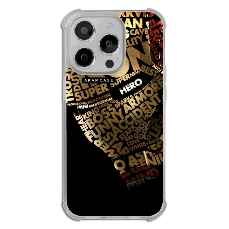 کاور آکام مدل AMC-WTA14PRO-IRON MAN14 مناسب برای گوشی موبایل اپل iPhone 14 Pro