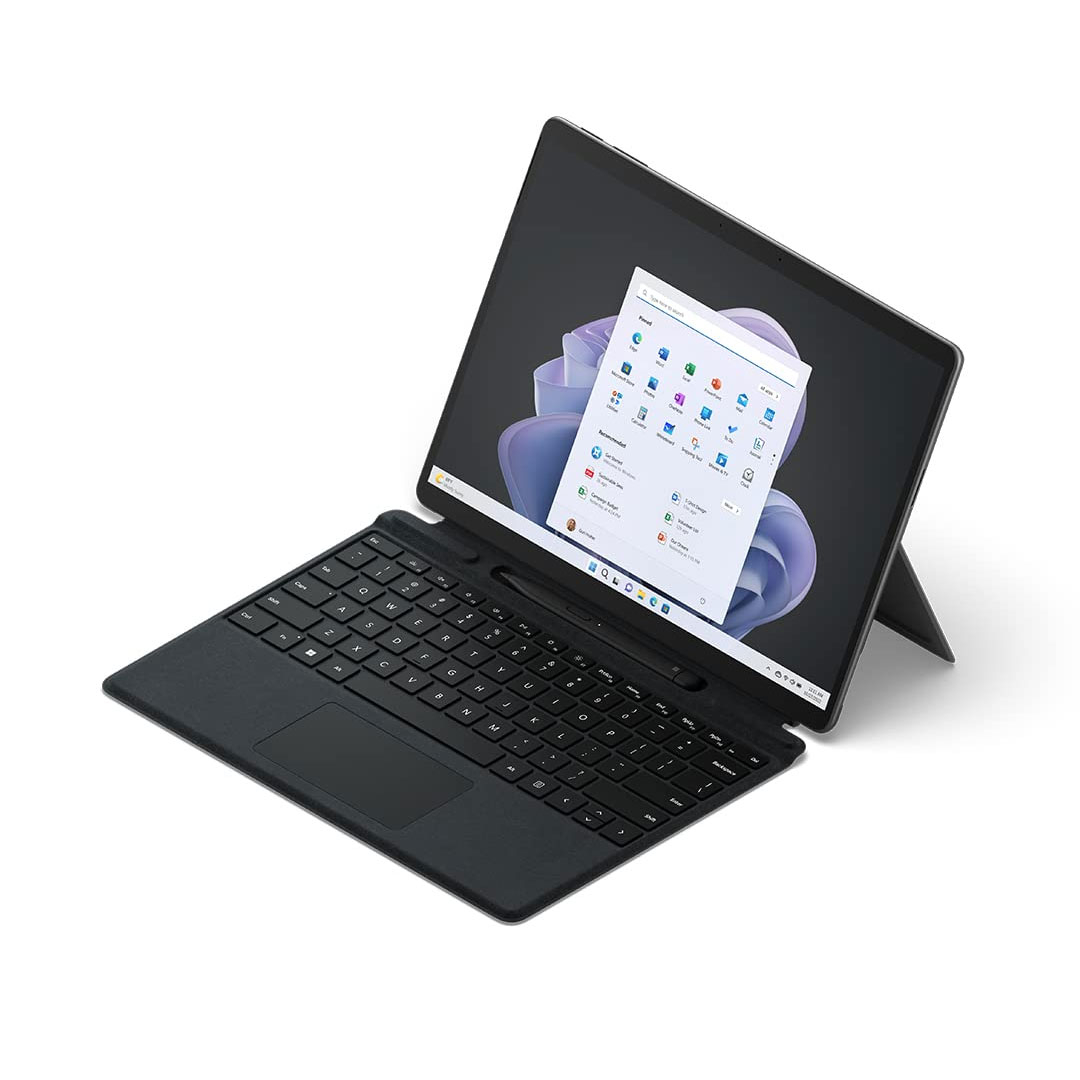 بهترین قیمت در کی سان بای تبلت مایکروسافت مدل Surface Pro 9-i5 1235U ظرفیت 256 گیگابایت و رم 16 گیگابایت به همراه کیبورد Signature Black و قلم Slim Pen 2 تبلت