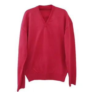 پلیور مردانه مدل یقه هفت gh001 رنگ قرمز