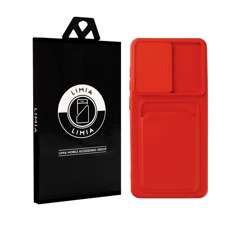 کاور لیمیا مدل کشویی ژله ای کلاسیک طرح جا کارتی مناسب برای گوشی موبایل سامسونگ Galaxy A72