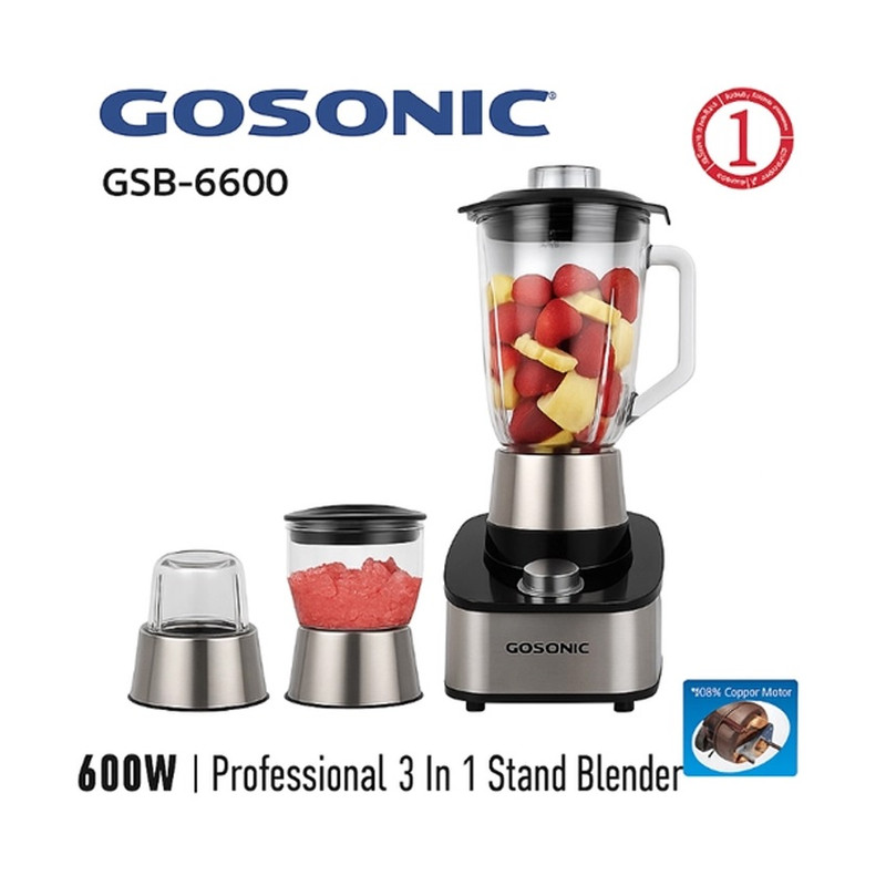مخلوط کن و آسیاب کن 1.5 لیتر لیتری گوسونیک مدل GSB-6600