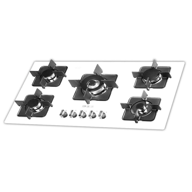 اجاق گاز صفحه‌ای پنج شعله استیل البرز مدل G-5910-W