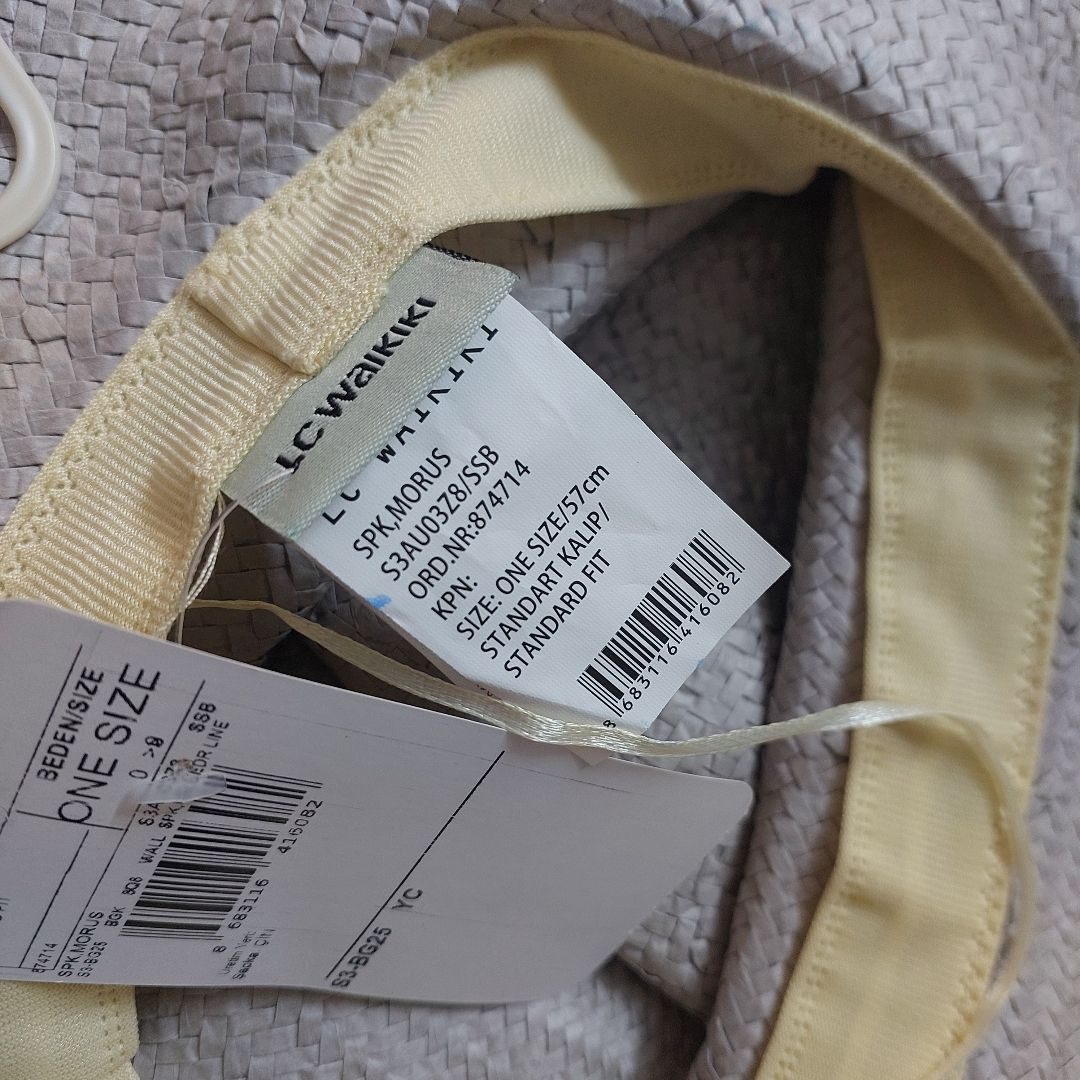 کلاه حصیری زنانه ال سی وایکیکی مدل گلی - - 4