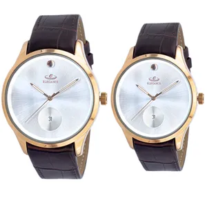 ست ساعت مچی عقربه ای زنانه و مردانه الگانس مدل  G EL1145 SET