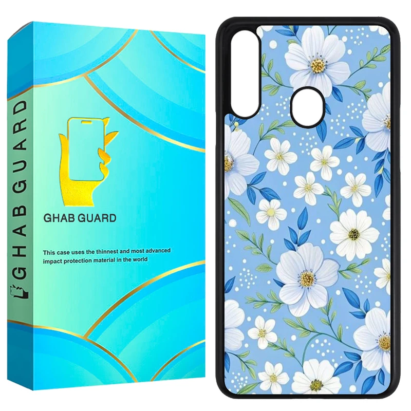 کاور قاب گارد طرح گل گلی مدل GCHPA20S مناسب برای گوشی موبایل سامسونگ Galaxy A20s 