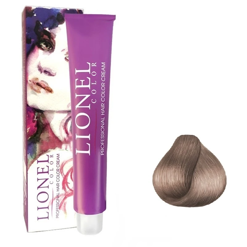 رنگ مو لیونل شماره C8 9.1 حجم 100 میلی لیتر رنگ بلوند دودی خیلی روشن