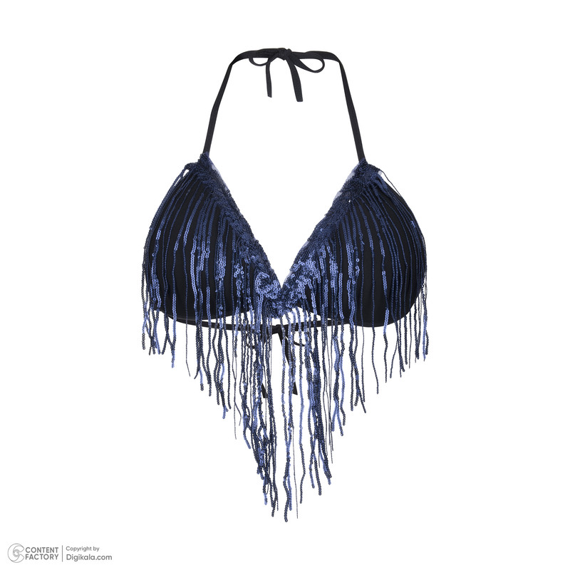 ست شورت و سوتین زنانه ریاش مدل عربی کد 9002 رنگ آبی