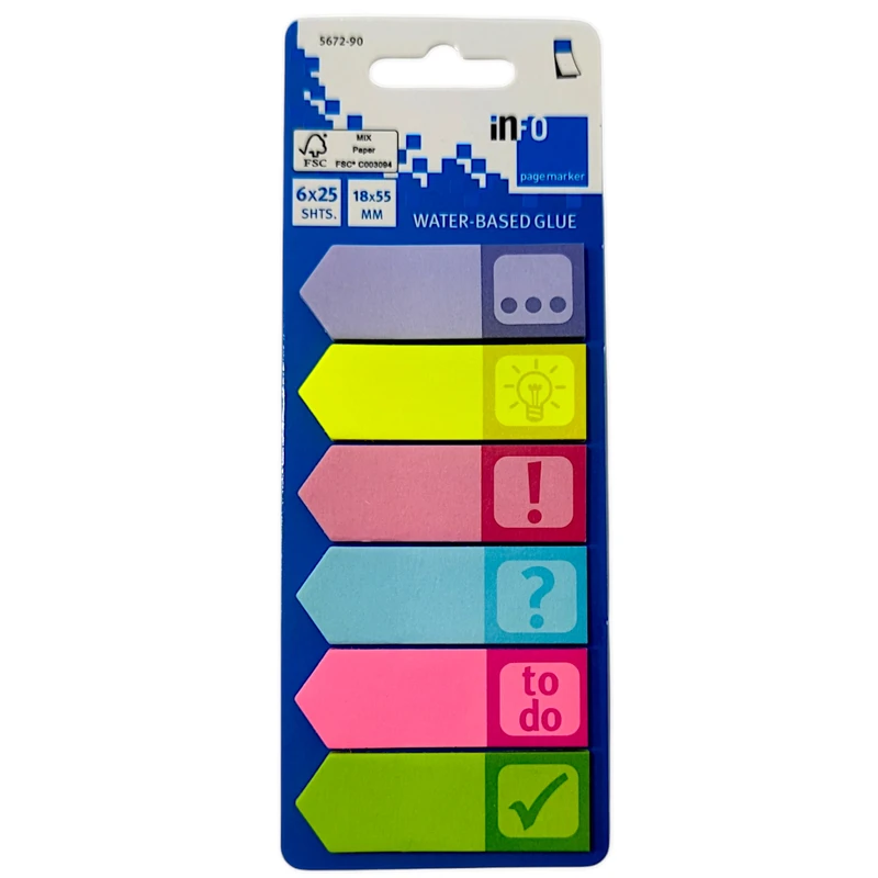 کاغذ یادداشت چسب دار اینفو مدل all-in-one کد 383