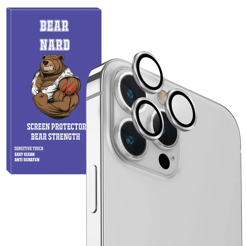 محافظ لنز دوربین برنارد مدل Ring Metal BR مناسب برای گوشی موبایل اپل iPhone 16 Pro / 16 Pro Max