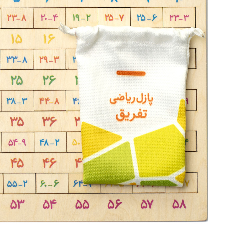 پازل آموزشی مدل تفریق