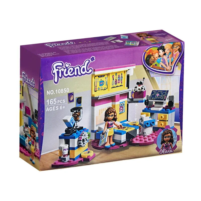 ساختنی 165 تکه دوستان مدل Olivia's Deluxe Bedroom کد 10850