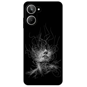 Megafone Face Sketch 7423 Cover For Realme 10 4G