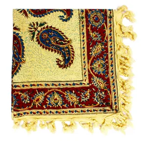 سفره قلمکار اصفهان گالری مند  50 × 50 سانتی‌متر کد MS12