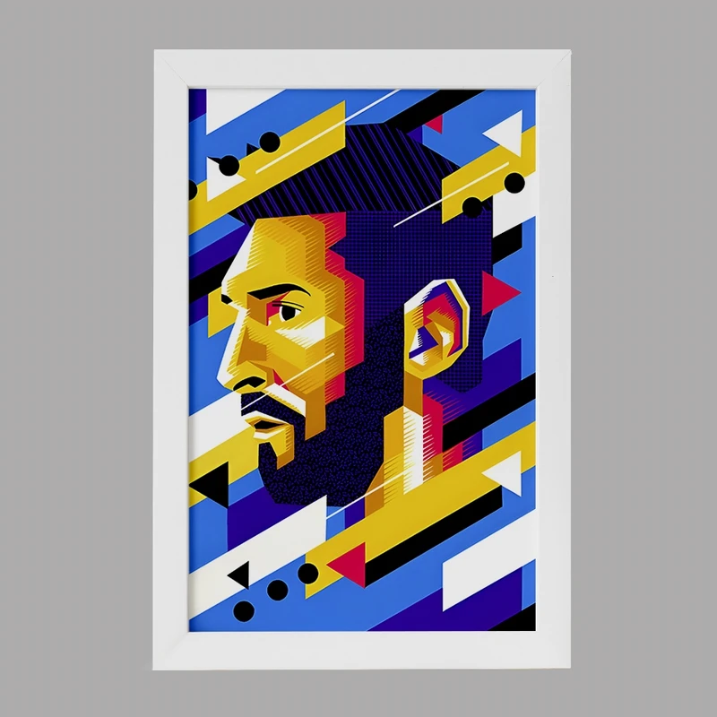 تابلو خندالو مدل لیونل مسی کد F4614