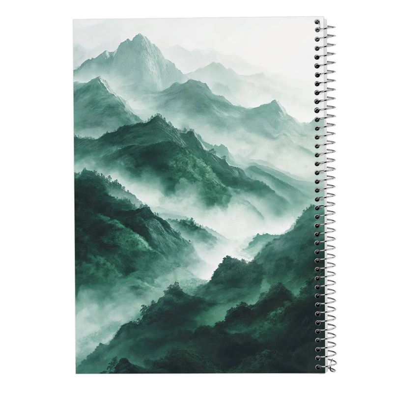 دفتر شطرنجی 50 برگ مدوپد طرح طبیعت کد DF15324