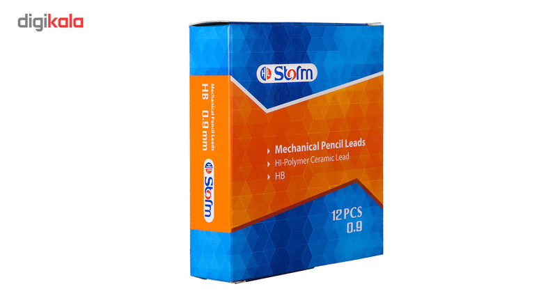 نوک مداد نوکی 0.5 میلی متری استورم کد 432 مجموعه 12 عددی