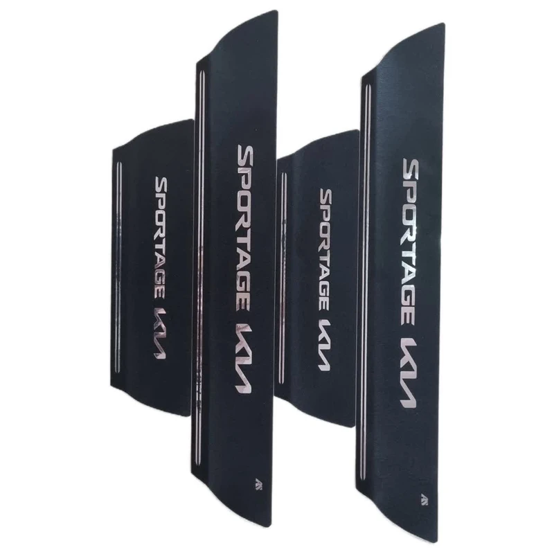 برچسب پارکابی خودرو امیران اسپرت طرح چرم کد 2025089 مناسب برای کیا اسپورتیج مجموعه 4 عددی