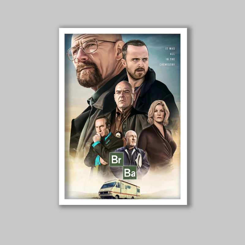 تابلو مدل سریال بریکینگ بد Breaking Bad کد LA-G10248