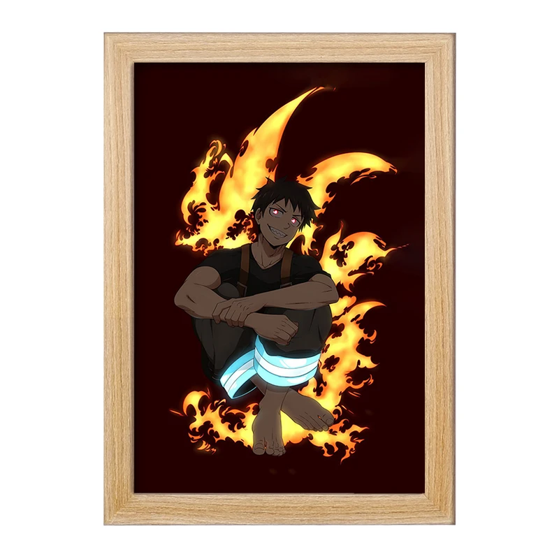 تابلو خندالو مدل شینرا انیمه نیروی آتش کد 32238