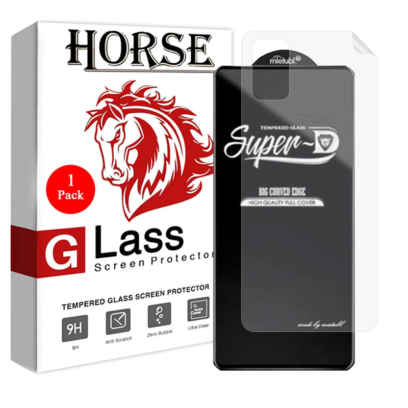 محافظ صفحه نمایش هورس مدل 2SN-Glass مناسب برای گوشی موبایل سامسونگ Galaxy M31s به همراه محافظ پشت گوشی