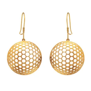 گوشواره طلا 18 عیار زنانه سهی مدل کندو کد SE30