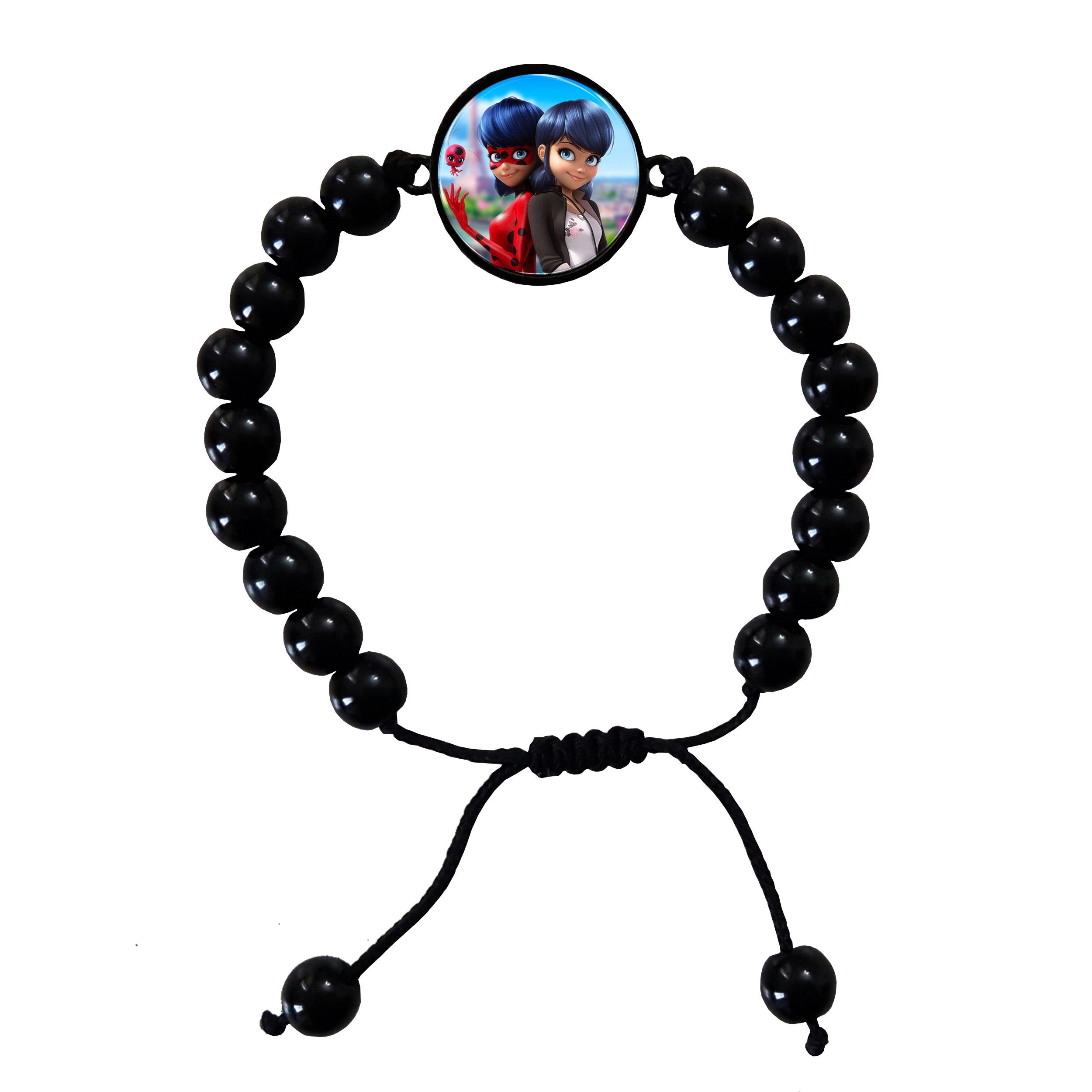 دستبند دخترانه مدل دختر کفشدوزکی کد 218