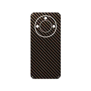MAHOOT Glossy-Brown-Fiber Cover Sticker for Honor X9c Smart