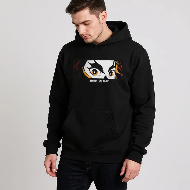 هودی مردانه مدل انیمه ای شیطان کش