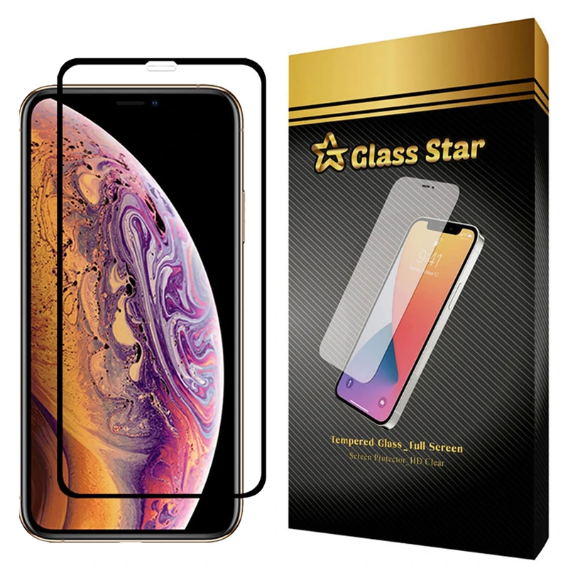 محافظ صفحه نمایش گلس استار مدل CRM مناسب برای گوشی موبایل اپل iPhone XS Max